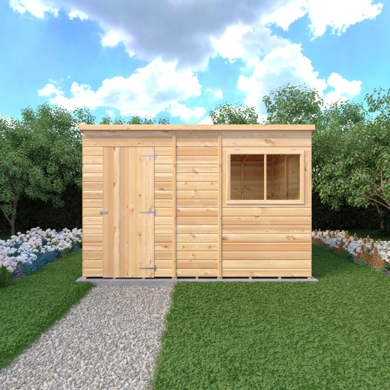 Pent 10 x 6 Shiplap Shed