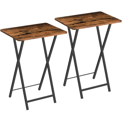Portable TV Trays Set of 2, Folding TV Dinner Tables, TV Tray Tables