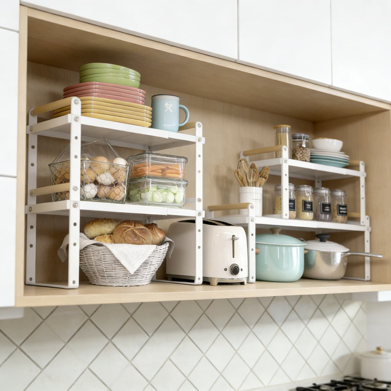 Organisateur de tablettes extensible et empilable