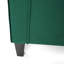 Fauteuil club en velours vert