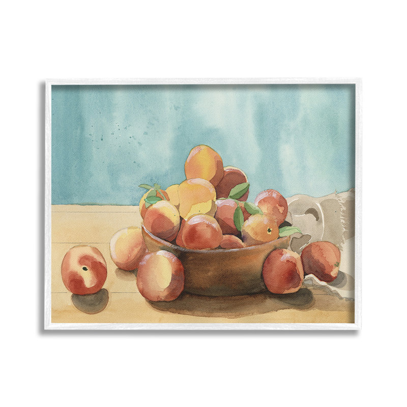 «Traditional Apple Traditional», art de la giclée encadrée par Alicia Longley, Giclée encadrée blanc bord de mer
