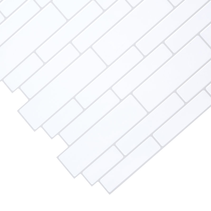 30cm x 30cm Wallpaper Tile, White