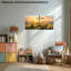 "Pâques" au lever du soleil, art mural sur toile, affiche de Christian-390315501