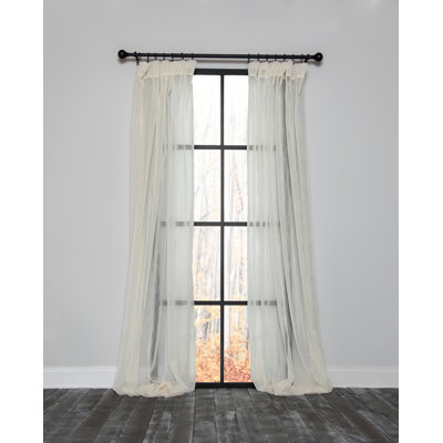 Baltej Semi Sheer Curtain Single Panel