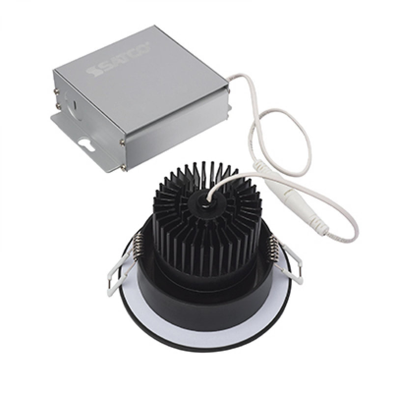 4.38" IC LED Recessed Lighting Kit, Black