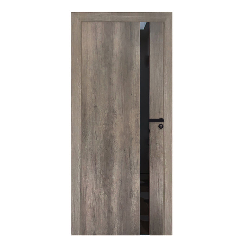 Porte standard en verre, PVC, vinyle et bois, 30 po x 96 po