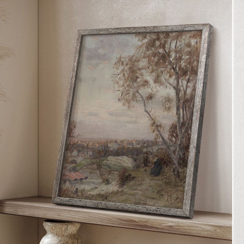 «Vintage Landscape», reproduction encadrée Cxxxv - bois massif