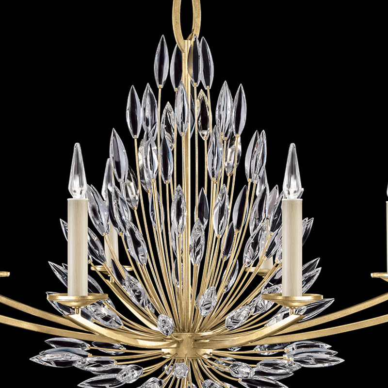 Lustre rond 41 po Lily Buds, Or