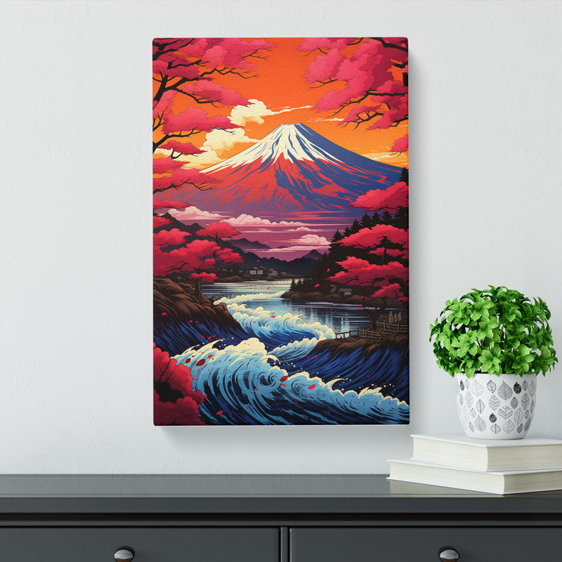 Mount Fuji - Wrapped Canvas, 76cm H x 50cm W x 3cm D