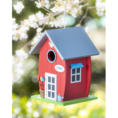 Nichoir décoratif 10 po x 7 po x 7 po Whimsical