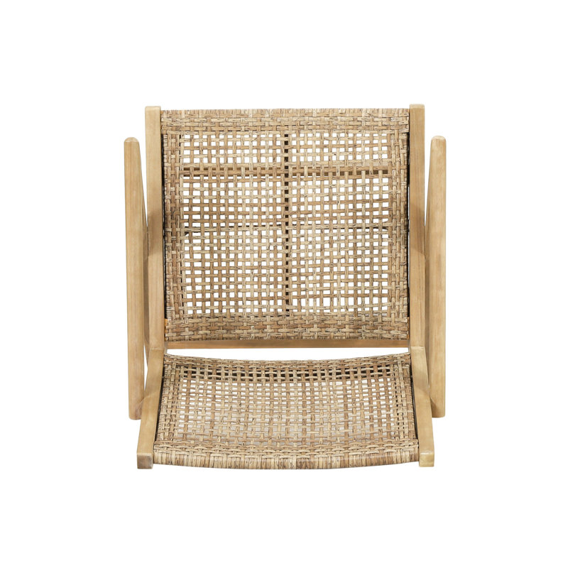 Chaises club d'extérieur (2) - et base en bois brun robuste 2 po
