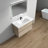 Seavy 41.7 " W Wall Mounted 1 Single Vanity Bathroom Vanity With Acrylic Top-369375172