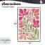 Giclée encadrée «Bold Midcentury Blooms», design par Martina Pavlova-1946692890-1946692895