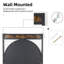 Adelone Metal Square Wall Mirror