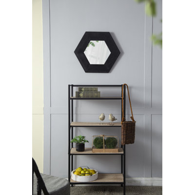 Miroir hexagonal moderne, décoration murale pour le salon