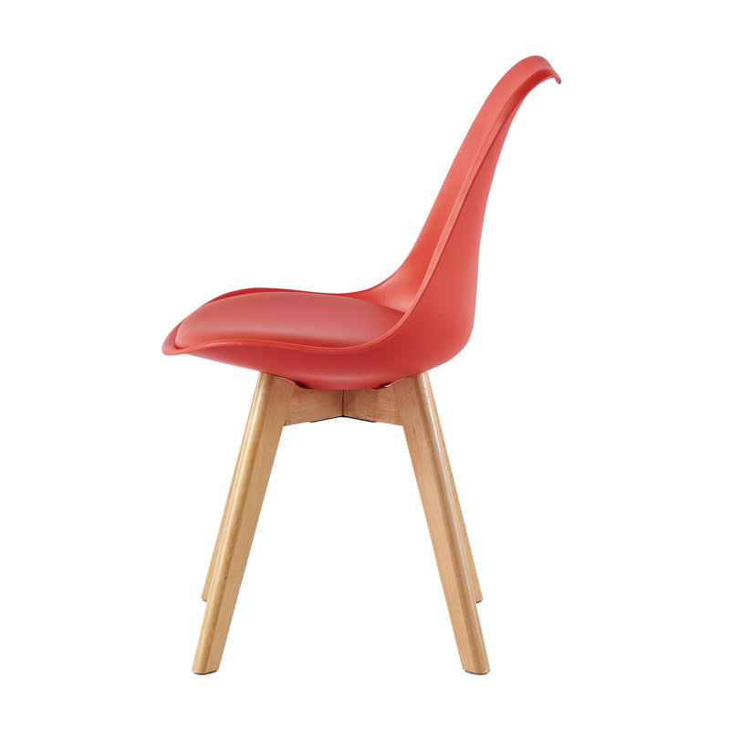 Croxley 116.84cm H Upholstered Side Chair, Red
