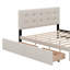Grand lit plateforme tapissier avec tiroirs et lit gigogne-117902259