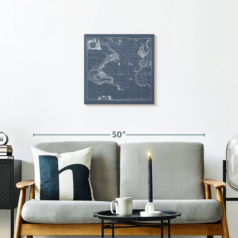 Aletra Mar Del Nort Blueprint, 20" H x 20" W