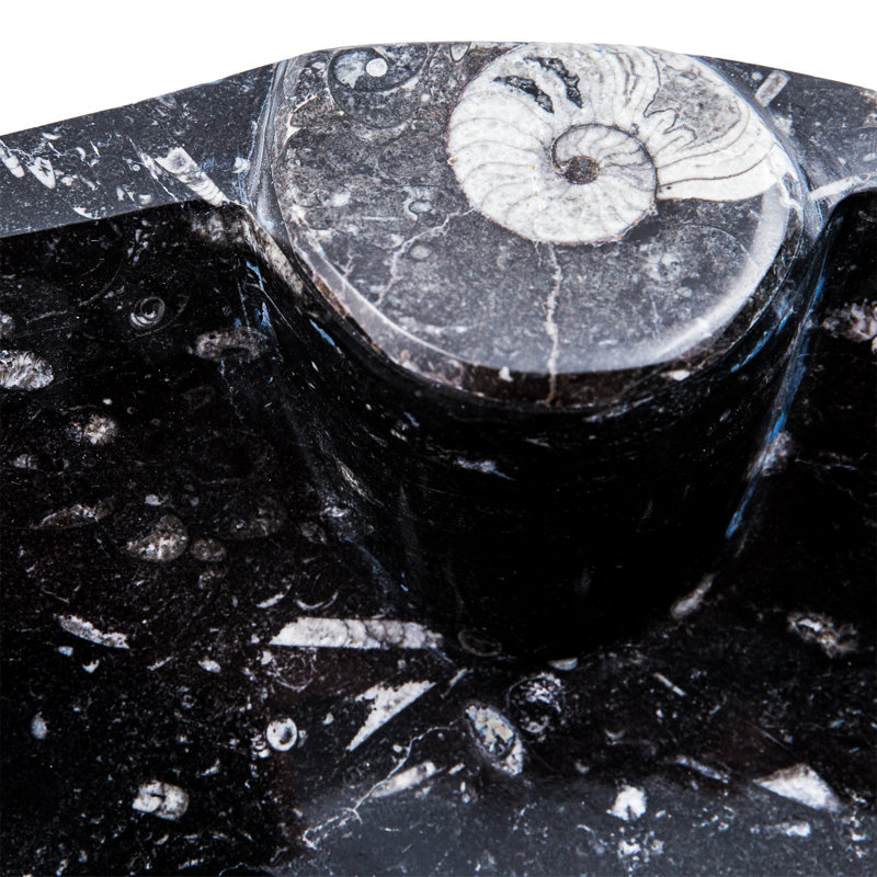 Ivy Bronx Charity 730mm L x 520mm W Polished Black Stone Specialty Sink