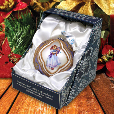 Nutcracker Ball Glass Christmas Ornament by G. Debrekht