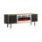 Wirksworth 64.6" Modern TV Stand with Electric Fireplace, High Gloss Finish, Wall-Mounted-387006768