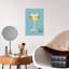 Champagne coupe rétro rétro art mural côtier-1255196480