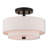 Jorgan Linen Blend Semi Flush Mount-1115678276