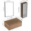 Coiffeuse murale 30 po avec armoire à miroir