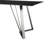 Tyreece Glass Top Metal Base Dining Table