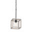 Luminaire suspendu carré rectangulaire en acier à 1 lumière Elutheria-740038437
