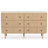 Shelbie 6 Drawer Reeded Dresser-732850135