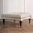Inwood Square Cocktail Ottoman with Wheels-728329263