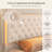 Kendrall Upholstered Platform LED Bed Frame with 2 Storage Drawers-1240959193-1240959192