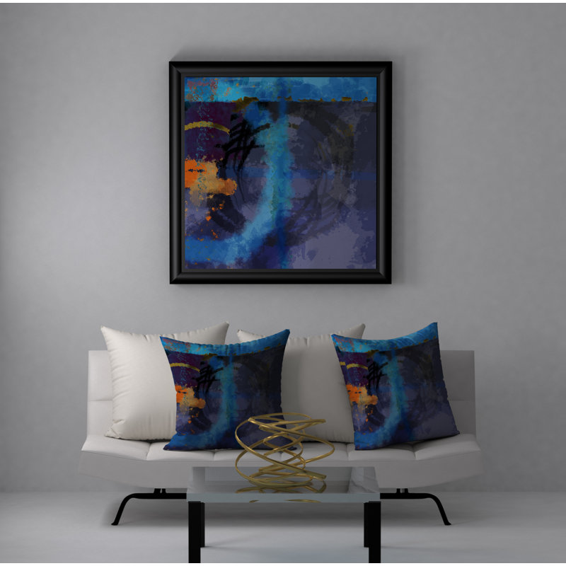  Housse et insert de coussin carré en plomb, 18" x 18"