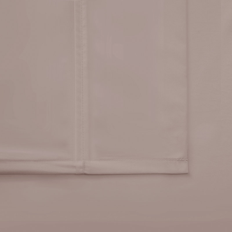 Vince Camuto 400TC Percale Cotton Sheet Set, Blush, King Sheet Set + Fitted Sheet + 2 Pillowcases
