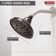 Pivotal Multi Function Fixed Shower Head