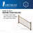 Inspire Railing 51-in H x 2.5-in W Aluminum Post with Brackets-70691373