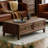 Rectangular black walnut end table