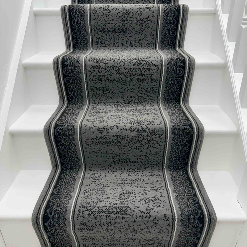 Stair Runner Geometric Shapes Area Rug, Runner 70 x 450 cm