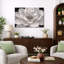 Art de Magnolia Blossom, photos de design floral élégant, impression sur toile encadrée-126030484-126030488