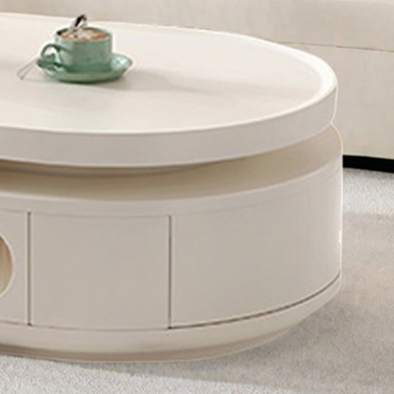High-end coffee table, White