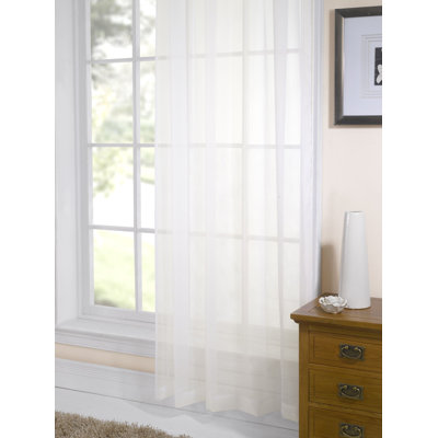 Jaxcyn Sheer Curtain Single Panel