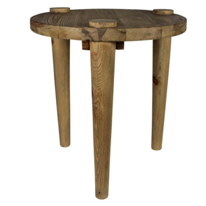 Table d'appoint en bois de pin