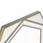 Miroir mural 35,4 "Modern Glam Hexagon
