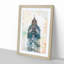 Big Ben London in Abstract - Picture Frame Painting Print-55685781-55685784