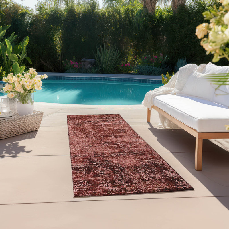 Tapis intérieur / extérieur Bergquist, Tapis de couloir 2 pi 3 po x 7 pi 6 po
