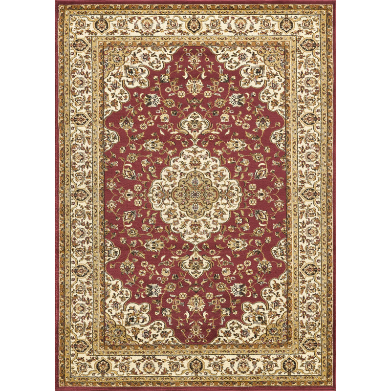2 ft. 7 in. x 7 ft. 3 in. Area Tarcha, Red, Runner 2'7" x 7'3"