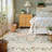  Floral Washable Rugs Non-Slip Ultra-Thin Soft Area Rug Vintage Botanical Print Carpet-1052642683