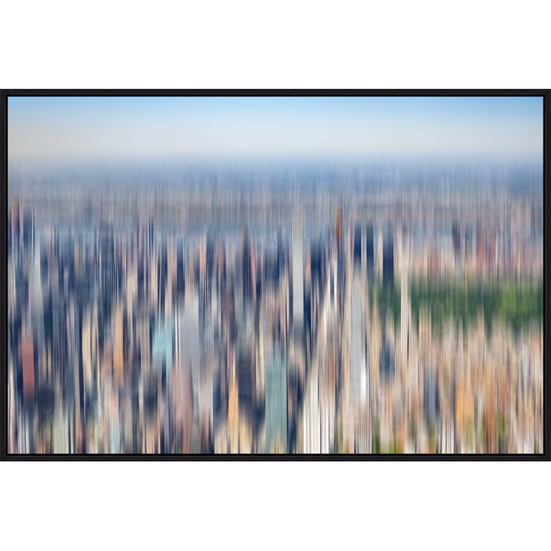 Midtown West Print by Richard Silver, Image Brush Gel, 41.75" H x 61.75" W x 1.5" D
