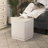 14" Square Ottoman Footrest For Living Room With Channel-Tufted-555055291